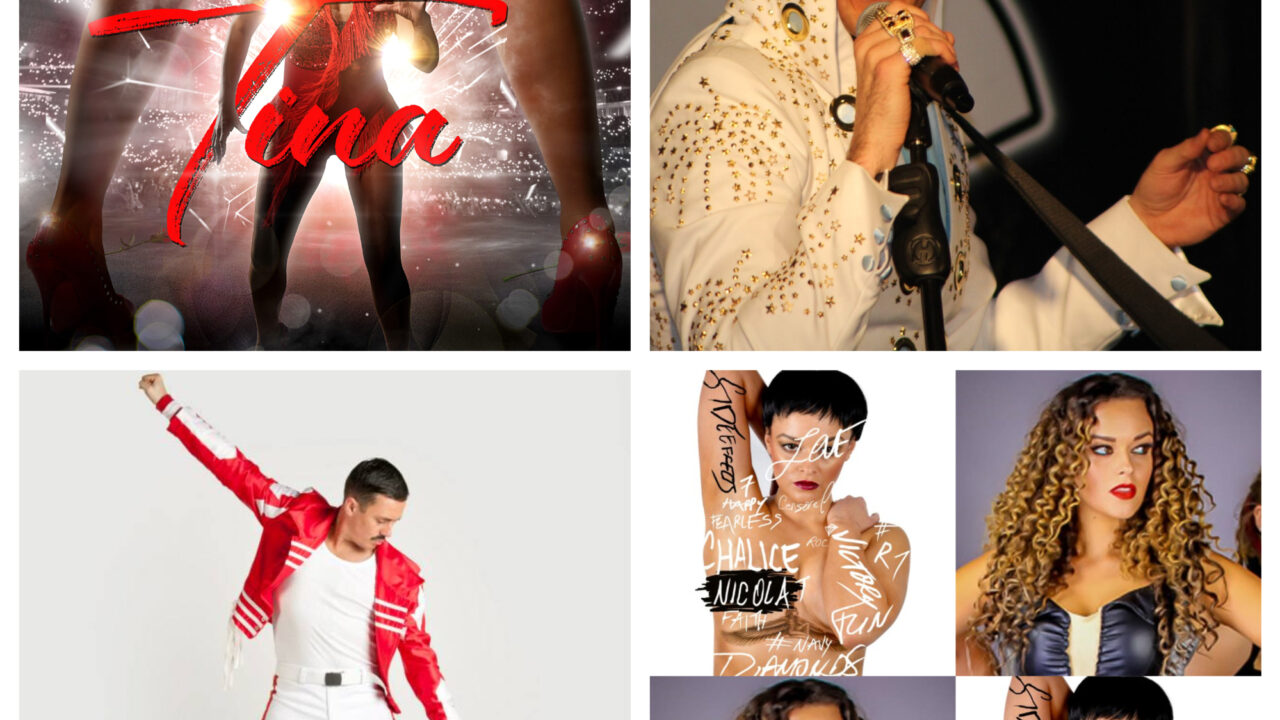 Tina Turner, Elvis, Freddie Mercury, Rhianna/Beyonce Tribute Weekend