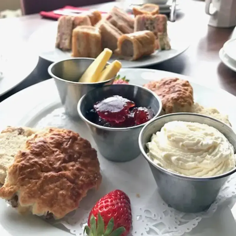 Afternoon tea at the Jacobean Bar in the Cumbria Grand hotel