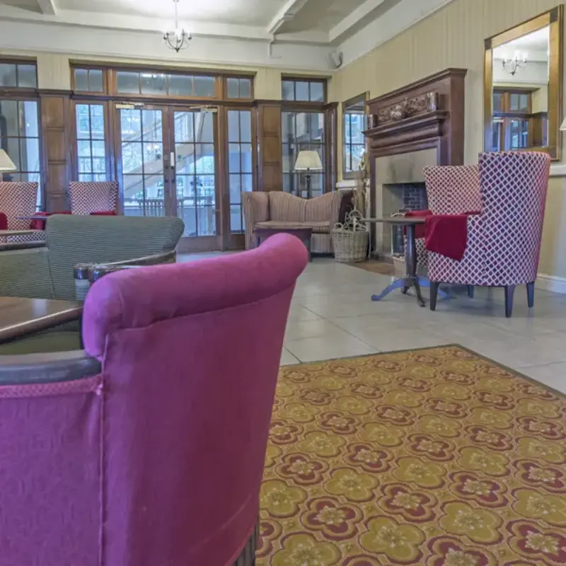Lounge area in the Cumbria Grand Hotel
