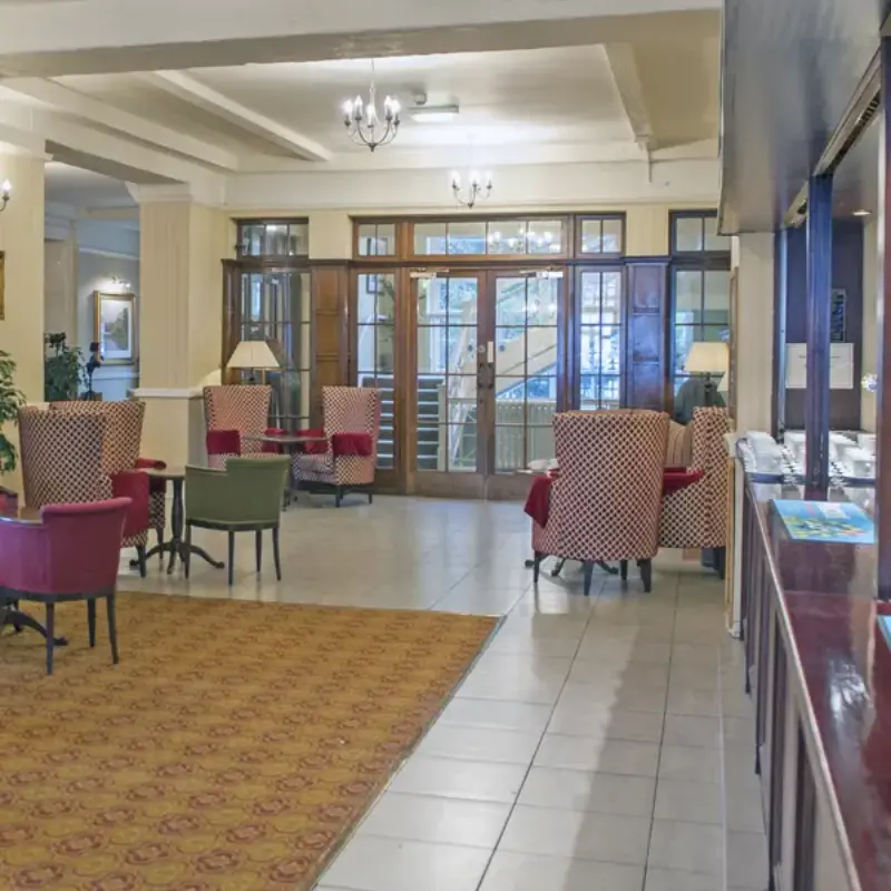 Lounge and bar area of the Cumbria Grand Hotel