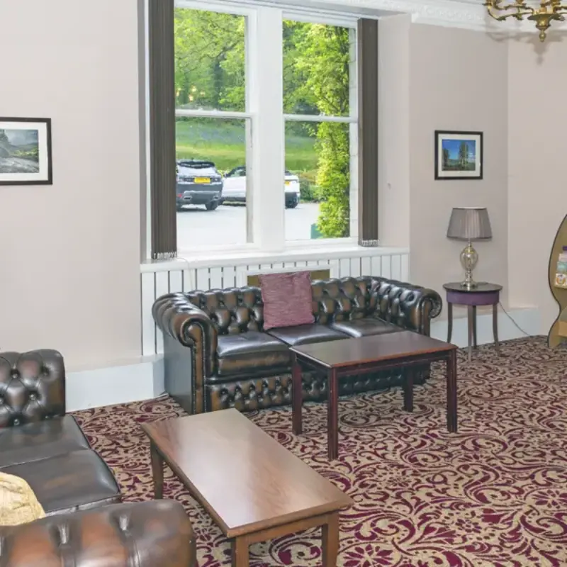 seating area in the Cumbria Grand Hotel